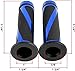 1 Par 7/8" Motocicleta Perillas Motocicleta Universal Puño Acoples de Manillar Moto...