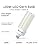LED Corn Light Bulbs 100W 15000LM 700W Equivalent E26/E39 5000K Daylight - 6