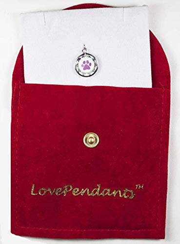 Engraved and Enameled Swarovski Crystal Poodle Pendant/Necklace in Sterling Silver2