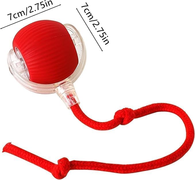 Shatanuvart Export Interactive Rolling Dog Toy – 360° Electric Smart Rolling Ball for Dogs – Automatic Pet Ball with Lights – Fun Exercise Toy for Small & Medium Dogs (Style 2) 4