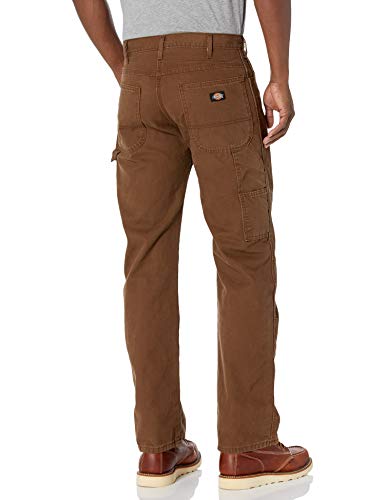 Dickies Men's Relaxed Straight-fit Lightweight Duck Carpenter Jean Work Utility Pants, Timber, 36W / 30L - Image 2