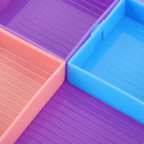 Image of OHPHCALL 1 Set Capacity Art Bead Storage Trays Art Accessories Bead Sorting Organizer Container Crafts