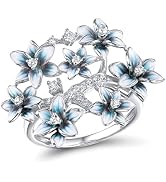 Santuzza 925 Sterling Silver Enamel Brooch Pin For Women - Handmade With Gemstone & Cubic Zirconia - View #6