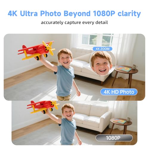 AXB Window Camera for Home Security: 2.4GHz&5GHz WiFi 4K Indoor Camera with Color Night Vision - image 2