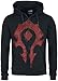 Produktbild JINX World of Warcraft Horde Männer Kapuzenjacke schwarz XL
