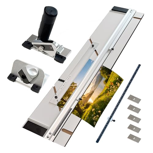 Merry Loop 32in Mat Cutter for Framing with Precision Bevel & Straight Cutting Heads Easy-to-Use Mat Board Cutter for Professional Picture Framing Ideal for DIY Artwork Crafts