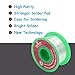 E ENERSYSTEC Solid Core Solder for Stained Glass Craft, 1.0mm Lead Free Solder Wire Without Flux Core, No Flux, 50g Craft Solder Fine 0.04 inch Sn99 Ag0.3 Cu0.7