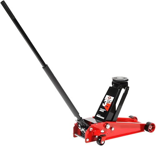 Miniatura 7 de AFF Acero resistente de 3.5 toneladas, gato de piso de servicio de elevación rápida con tecnología de doble bombeo, marco recubierto de polvo UV