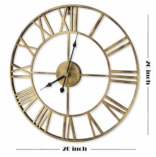 20 Inch Mute Retro Wall Clock product