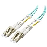 Cable Matters 10Gb 40Gb Multimode Duplex 50/125 OFNP Fiber Cable (OM3 Fiber Optic Cable/LC to LC Fiber Patch Cable) 1m - Available 1m - 50m