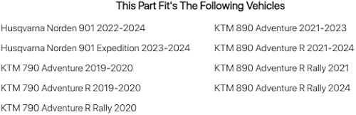 Miniatura 2 de Tusk Alforjas de aluminio con estantes grandes plateados para KTM 890 Adventure 2021-2022