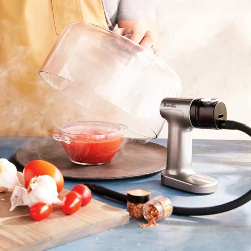 Breville BSM600SIL Smoking Gun, Handheld Food and Cocktail Smoker, Silver - image 2