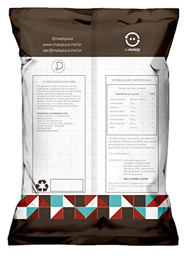 Pipoca Artesanal Sabor Cacau Original Maïs Pura 150g