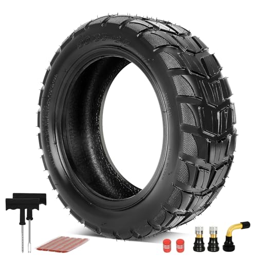 SHIQINHA 11 90/65-6.5 Tubeless Tire Compatible with Dualtron Thunder 1/2/3 GOTRAX GX3 Zero 11X Zsnake Kaabo Electric Scooter 47cc 49cc Mini Pocket Bike Gas Scooter Escooter Part with Tire Repair Kit