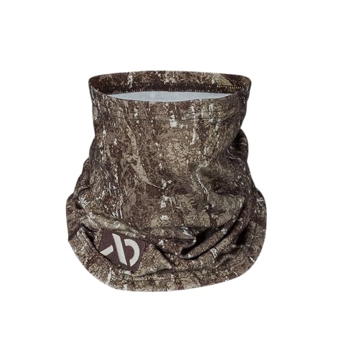 First Lite Midweight Merino Wool Neck Gaiter - Warm Camo Hunting Face Mask