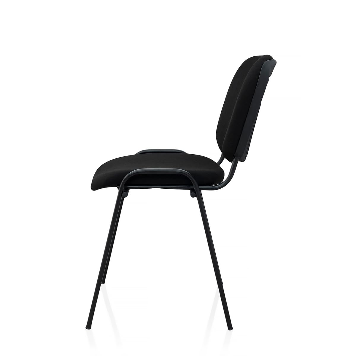 Sigma Besucherstuhl VC04, Metall, 41.5 x 54.5 x 78 cm, schwarz