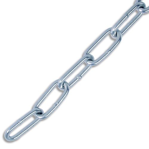 4x32 Long Link Chain DIN763 - A2 (304) Stainless - 1 metre