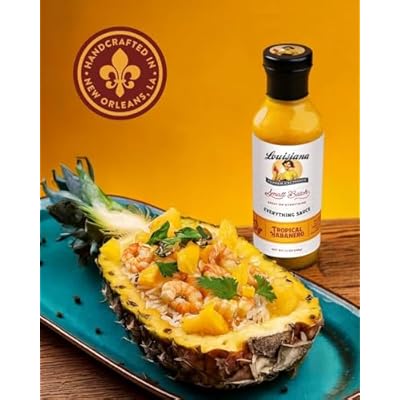 Louisiana Pepper Exchange Tropical Habanero Pepper Sauce Sweet & Spicy with Mango and Pineapple, Gluten-Free, 12 Fl Oz (2 pack), Limited Edition