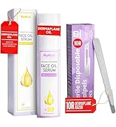 Dermaplaning Oil &amp; 10R Disposable Dermaplane Razor Scalpel Bundle – Hydrating Oil &amp; Precision 10R...