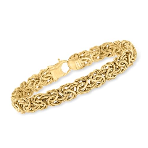 Ross-Simons 10kt Yellow Gold Byzantine Bracelet