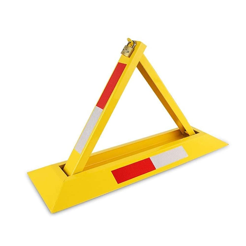 MOKLYF Parking Latch Parking Barriers Parking Parking Pile Folding Removable Obstacle Parking Lock Manual Parking Bollard Interceptor Elongated Heightening Bollard