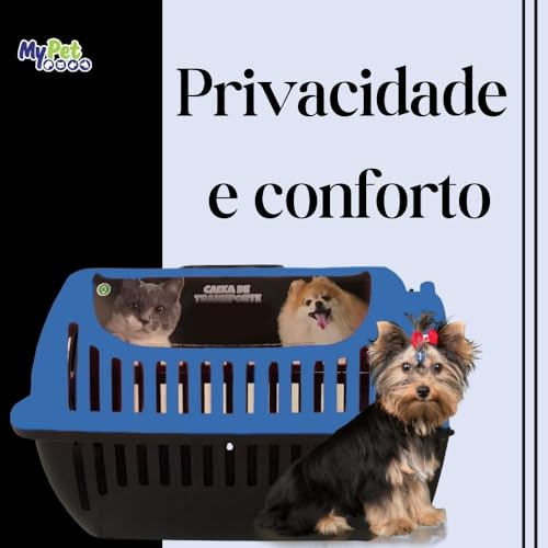 Caixa para Cachorros e Gatos, N.1,Viagem e Passeio,Transportador para Animais com ventilação, Fácil