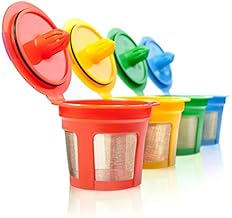 GoodCups 4 Reusable K Cups Refillable KCup Coffee Filters Accessories for Keurig 2.0 K200, K250, K300, K350, K400, K450, K460, K500, K550, K560 and All 1.0 Brewers
