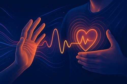 『CHI2025 Heartbeat Resonance: Inducing Non-contact Heartbeat Sensations in the Chest』のカバーアート