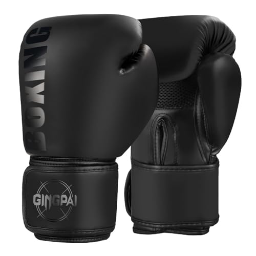 Eacam Boxing Gloves for Men and Women Suitable for Boxing Kickboxing Muay Thai MMA Training Adult Heavy Punching Bag Gloves Mitts Workout Ventilated Palm 12oz