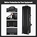 NEEWER C Stand Wheeled Rolling Bag, Black Heavy Duty Trolley Case with Sturdy Wheels, Handle, and Fastening Straps, Carrying Bag Large Enough to Hold 3 C Stands (Black)