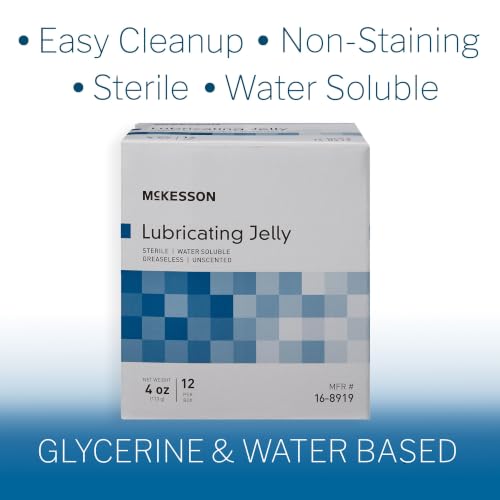 Image of McKesson Lubricating Jelly, Sterile Tube, for Surgical, 4 oz, 72 ct | Water Soluble Lubricant Gel, Personal, Water Based Non-Sticky, Non-Greasy Lubricant Gel, Medical Grade