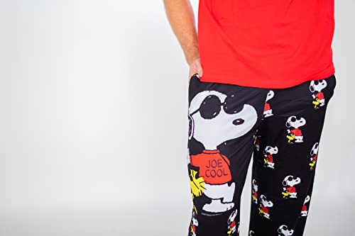 Snoopy Unisex Lounge Pajama Pants - Comfy, Loose-Fit, Ultra-Soft - Snoopy Joe Cool Sleep Bottoms3