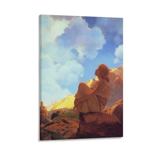Toile Maxfield Parrish Parris12 impression d'art premium 20 x 30 cm