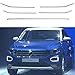 5 STÜCKE verchromter Kunststoff vorne mittlerer Grill Kühlergrill Zierleisten für VW T-Roc 2017 2018 2019 2020