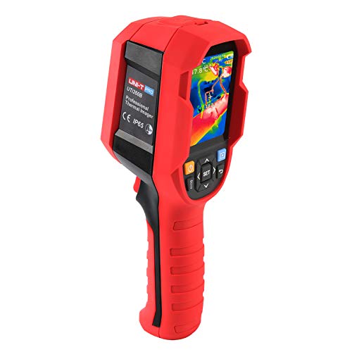Uni-T Uti260B Thermal Camera Imager 49152Pixels 256X192 Ir Resolution Handheld Infrared Camera Thermal Imaging Ip65 2 Meter Drop Durability Rechargeable 7 Palettes 2.8” Lcd Display Screen 16Gb Microsd #TOP1