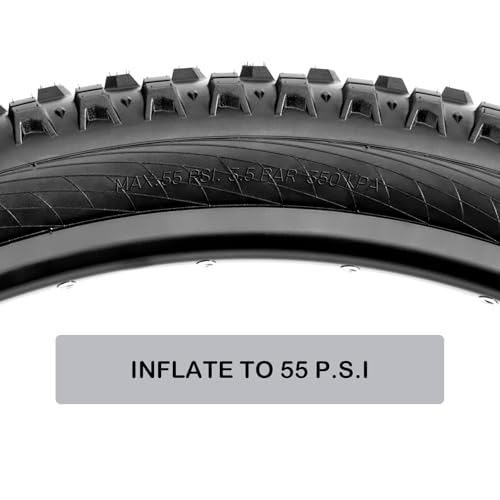 MOHEGIA Mountain Bike Tires Set: 2 Pack 26×2.4/27.5×2.4/