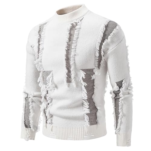 Pull déchiré pour homme exprimez votre esprit punk grunge rétro