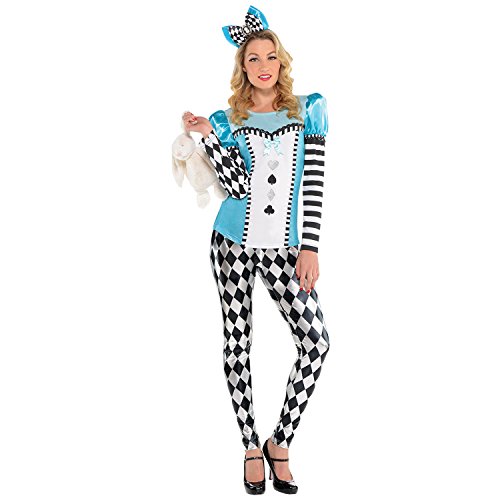 amscan Alice in Wonderland Geometric Print Leggings, 1 Pc.