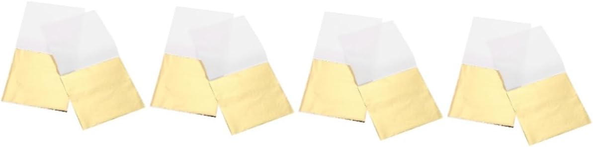 TEHAUX 800sheets Gold Foil Sheets for Crafts Imitation Gold Leaf Shiny Foil Flakes Art