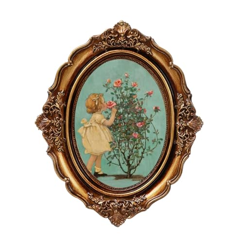 Image of CALANDIS Vintage Picture Frame Elegant Photo Gallery Art for Wall Tabletop Home Decor Bronze 6inch | Home D?cor | Frames