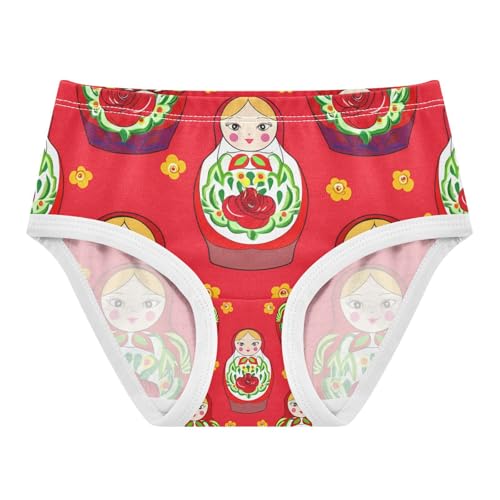 Russian Nesting Dolls Flowers Toddler Girls's Underwear 2T 202c1368