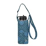 Travelon Packable Water Bottle Tote Sling, Mosaic Tile, One Size