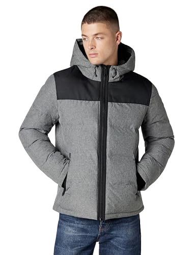 Image of DKNY Men's Mixed Media Quilted Puffer Jacket