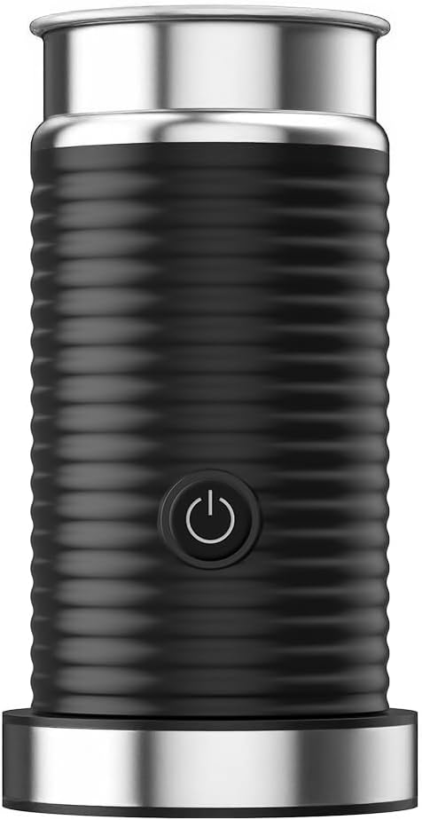 Milk frothing machine?Automatic milk frother?Electric for Hot & Cold Froth, Froth Or Heat Milk?Multifunctional milk frother?Automatic off & Easy Cleaning, Silent Operation (black)