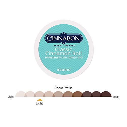 Cinnabon Classic Cinnamon Roll Keurig Single-Serve K-Cup Pods, Light Roast Coffee, 48 Count - Thumbnail 6