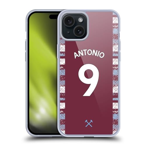 Funda West Ham Antonio iPhone 15 Plus el regalo perfecto para aficionados al fútbol