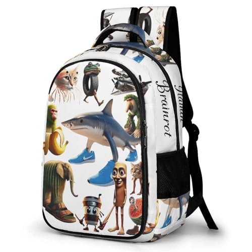 Tralalero Backpack: Compact Italian Style for School & Travel - 16.5