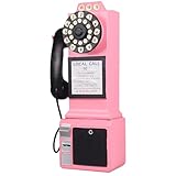 Largement utilisé : les accessoires de modèle de téléphone vintage peuvent être utilisés comme bar, café, décorations murales, tentures murales de magasin de vêtements, hôtel, maison, bureau, restaurant et fête..Il peut également être utilisé comme accessoire pour un film ou une performance sur scène.