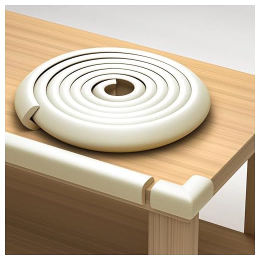 Furniture Edge and Corner Guards | 20.4ft Protective Foam Cushion | 18ft Bumper 8 Adhesive Childsafe Corners | Baby Child Proofing Set NonToxic and Safe for Table, Fireplace, Countertop | White
