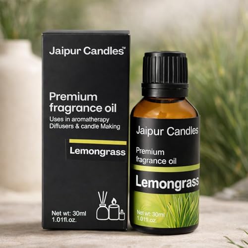 Image of Fragrance Oil | 30 ml | Aroma Oil for Home Fragrance | Best for Aromatherapy | Use in Diffusers, Candles, Air Fresheners (30ML, Lemongrass)